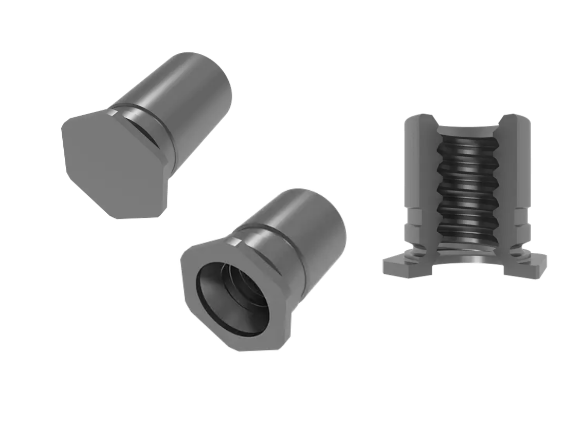 Pem SO‑RT sorozat - Rezgésálló, besajtolható távtartók 